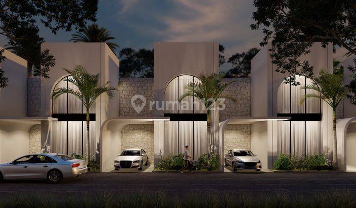 Villa Konsep Mediteranian Dekat Pantai Furnished 2