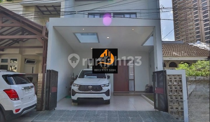 T59.Turun Harga Rumah 2,5 Lt Di Area Pondok Indah Plus Furnished 