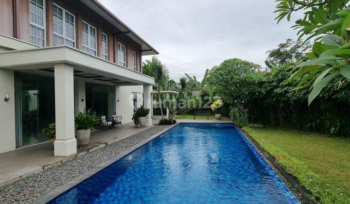 T409. Rumah Mewah Bernuansa Villa Di Veteran Area Jakarta Selatan 4