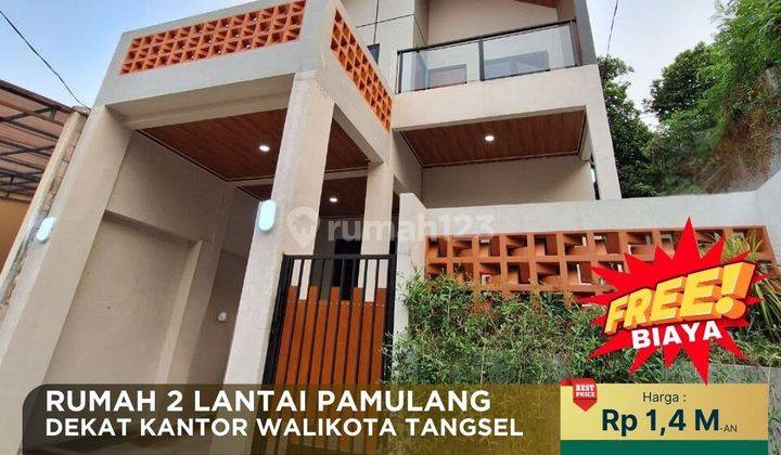 S469.rumah 2Lantai Scandinavian Tanah Luas Ada Taman di Pamulang 1