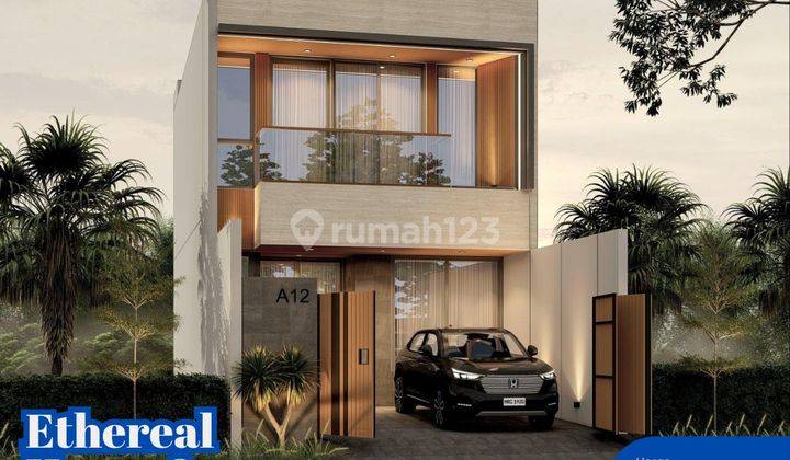 S738.rumah 2 Lantai Modern Kontemporer di Vila Dago Pamulang  1