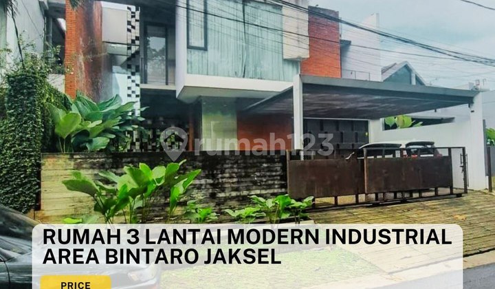 S708.rumah Dlm Komp Pesanggrahan 3lantai Ada Taman,mini Pool 