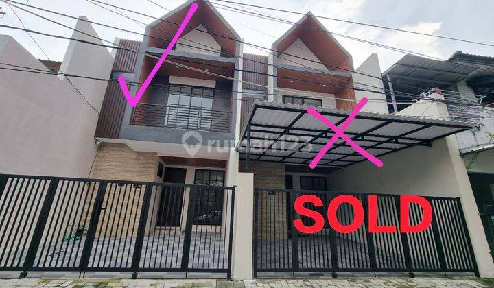 OPEN LAGI!! SISA 1 UNIT RUMAH RUNGKUT MAPAN MODERN MINIMALIS BARU GRESS SIAP HUNI. Row Jalan 2 Mobil. Hadap Utara. Dekat Masjid, MERR, UPN, Tol, Bandara Juanda 1