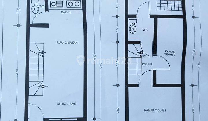 Sisa 2 Rumah Murah SHM Cuma 300 Jt di Perumahan Semolowaru. Ukuran 3x7. Row 1 Mobil Aman. Hadap Barat. Dekat Merr, Untag, Unitomo, Tol 2