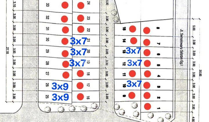 Tanah Murah Mulai 180 Juta di Perumahan Semolowaru. Ukuran 3x7 3x9. Row 4 Meter. Hadap Timur Barat. Dekat Merr, Untag, Unitomo, Tol 1