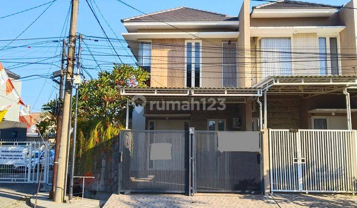 Bu Rumah Hook Nirwana Eksekutif Semi Furnished Nol Jalan Jalan Raya Kembar Boulevard Row 4 Mobil Los. Hadap Utara Timur. Dekat Merr, Superindo, Mitra 10, Upn, Tol, Bandara Juanda,  1