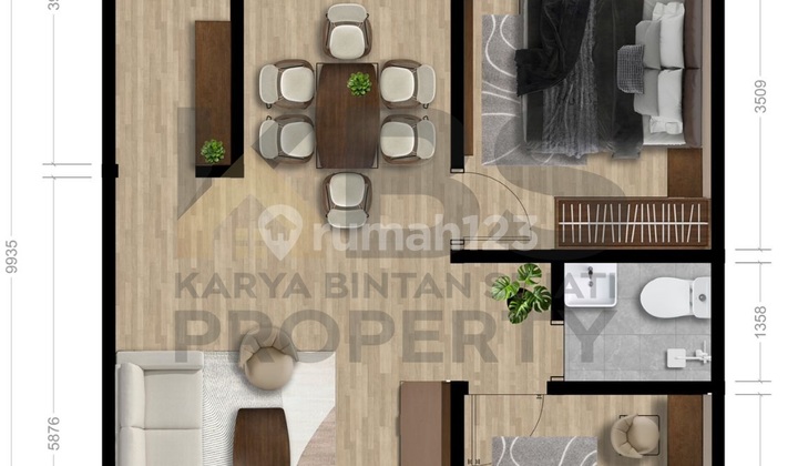 Rumah Costarica Type 85/105 - Batam 