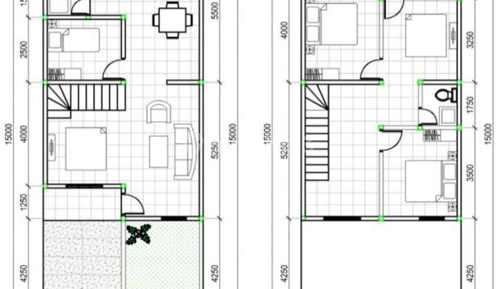 Rumah Baru Termurah di Gunungayar Tambak Surabaya 2 Lantai Surat Lengkap Imb SHM  2