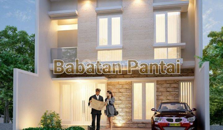 Rumah bagus 2 lantai minimalis modern di Babatan Pantai Surabaya dekat Kampus ITS dan UNAIR  1