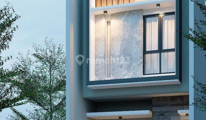 Rumah baru 2 lantai desaign minimalis modern di Sutorejo Surabaya dekat ITS dan UNAIR  1