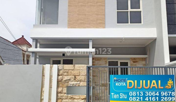 Rumah baru gress 2 lantai di Sutorejo dekat Kampus UNAIR dan ITS 1