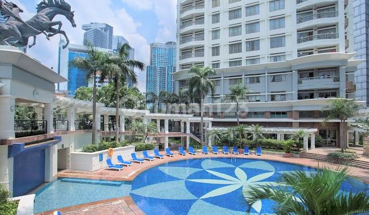 Quick Sale, Nice, Luxurious, Fully Furnished, 3 Bedrooms in Somerset Grand Citra Kuningan, South Jakarta, Perfect for Family Living