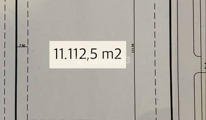  Tanah Secondary  di Kawasan Industri Greenland Deltamas, Delta Mas HGB - Hak Guna Bangun 11112,5 Squaremeter 1