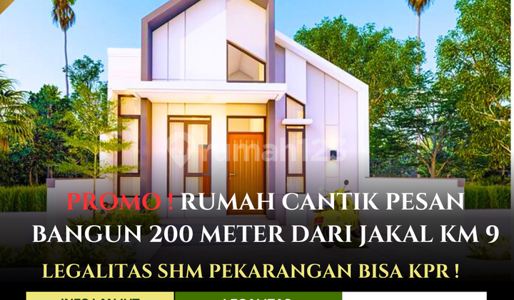 Dijual Cepat Rumah Pesan bangun Bisa KPR di Jogja Sleman Utara Hanya 200 Meter Dari jl Kaliurang KM 9