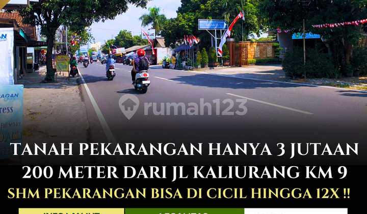 Tanah Murah Di Jual Hanya 200 Meter Dari Jl Raya Kaliurang KM 9 Bisa di Tempo Cocok Untuk Hunian
