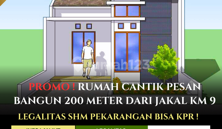 Dijual Murah Rumah Cantik Bisa KPR di Sleman Jogja Utara Hanya 200 Meter Dari Jl Kaliurang Km 9 