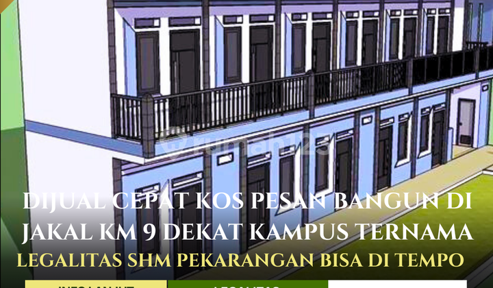 Quick Sale Exclusive Boarding House Ready to Build in Strategic Location Behind Ngaglik Police Station 200 Meters from Jl Raya Kaliurang KM 9