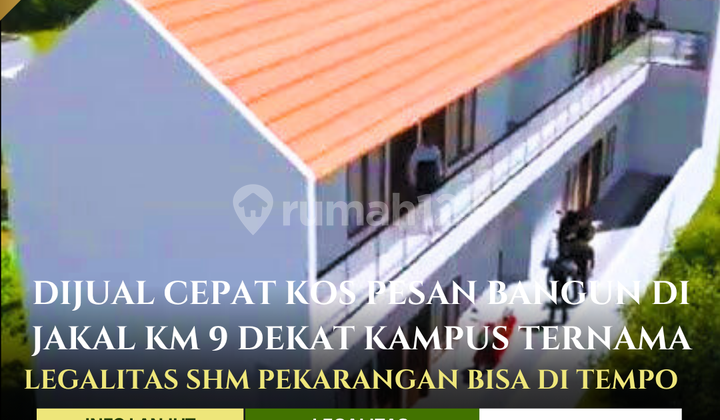 Quick Sale Exclusive Boarding House Pre-Order Strategic Location in Sleman North Jogja 200 Meters from Jl Raya Kaliurang KM 9