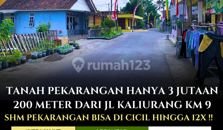 Dijual Cepat Tanah Murah di Ngaglik Sleman 200 Meter Dari Jl Raya Kaliurang KM 9 Bisa di Cicil