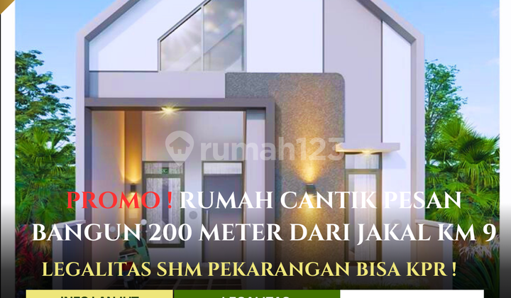 Dijual Cepat Rumah Cantik Bisa KPR Lokasi Strategis di Jogja Sleman Utara Hanya 200 Meter Dari jl Raya kaliurang KM 9 