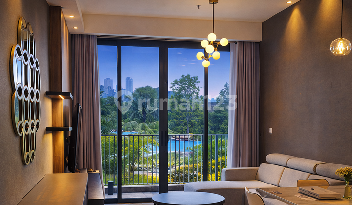 Marigold Navapark Bsd - 3+1 BR Furnished dengan View Pool & Botanical Park 10 Ha 2