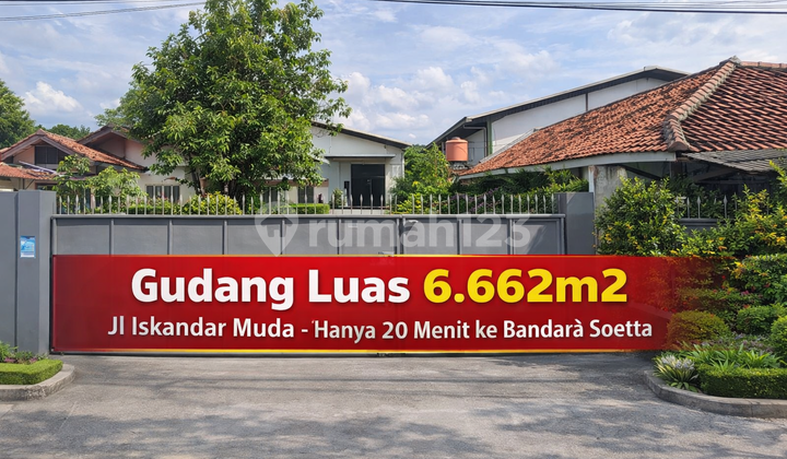 Warehouse & Strategic Land 6,662 m² - Jl Iskandar Muda Tangerang | 20 Minutes to Soetta Airport Warehouse & Strategic Land 6,662 m² - Jl Iskandar Muda Tangerang | 20 Minutes to Soetta Airport