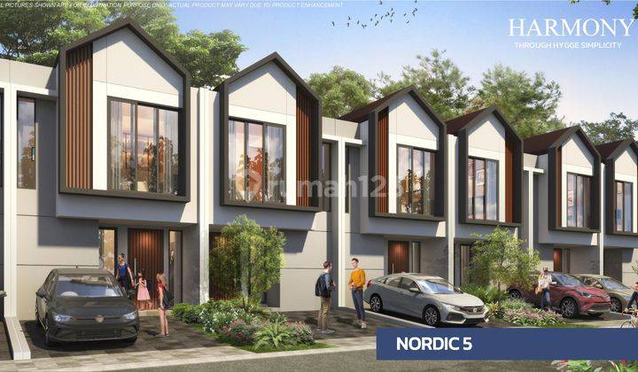 Rumah 2 Lt Bintaro Jaya Cluster Kebayoran Harmony Nordic 1