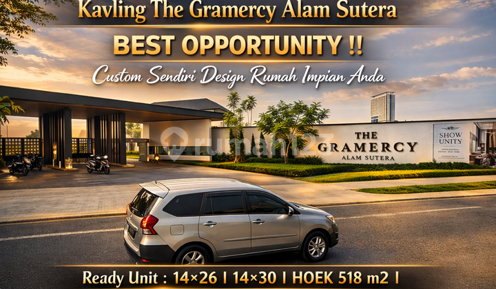 Build Your Dream Luxury Home at The Gramercy Alam Sutera - The Last Premium Plot! Build Your Dream Luxury Home at The Gramercy Alam Sutera - The Last Premium Plot!