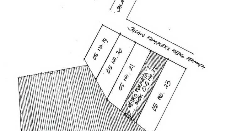 Tanah 1.024M² di Metro Permata 1! Bebas Banjir, Calon Emas Kost & Kampus Mandaya 2