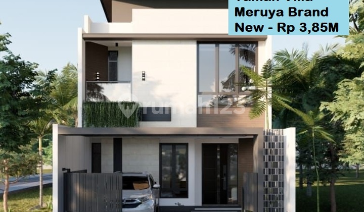 Rumah Baru 2 Lantai Taman Villa Meruya – Fasad Modern, Harga Nego