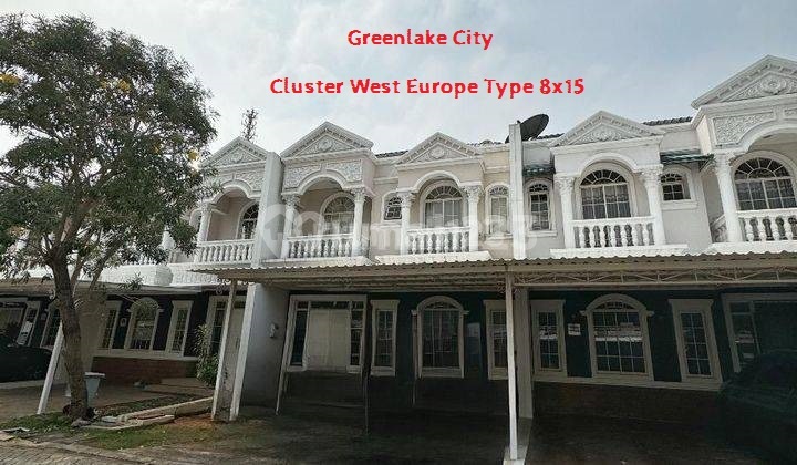 Rumah 2 Lantai Greenlake City Cluster West Europe Dekat Pintu Toll