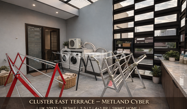 Rumah Smart Home Premium Metland Cyber Puri - Full Furnished 2.5 LT Hadap Taman & Jogging Track 2