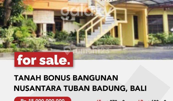 Tanah SHM Bonus Rumah di Jalan Nusantara, Tuban, Kuta, Badung, Bali 2