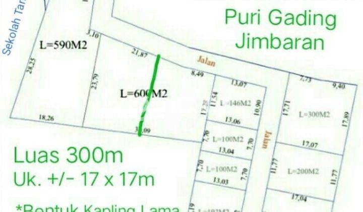 DIJUAL TANAH PURI GADING JIMBARAN BADUNG, BALI 2