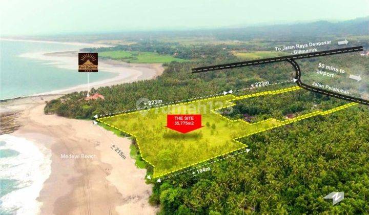 Beachfront land on Medewi Beach Jembrana Bali 2