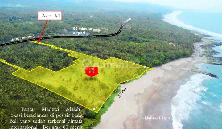 Beachfront land on Medewi Beach Jembrana Bali 1