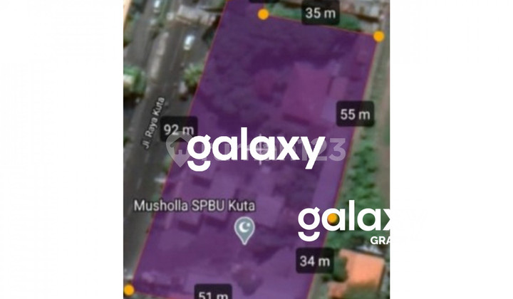 DIJUAL TANAH & SPBU RAYA KUTA BADUNG, BALI