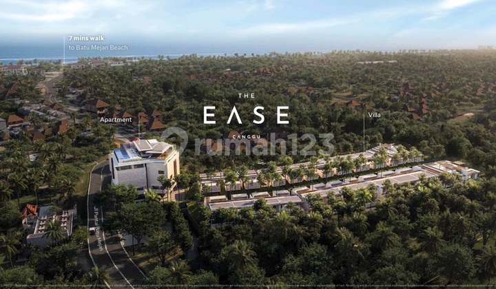 The Ease Villa Freehold Near Mejan Beach Canggu Bali