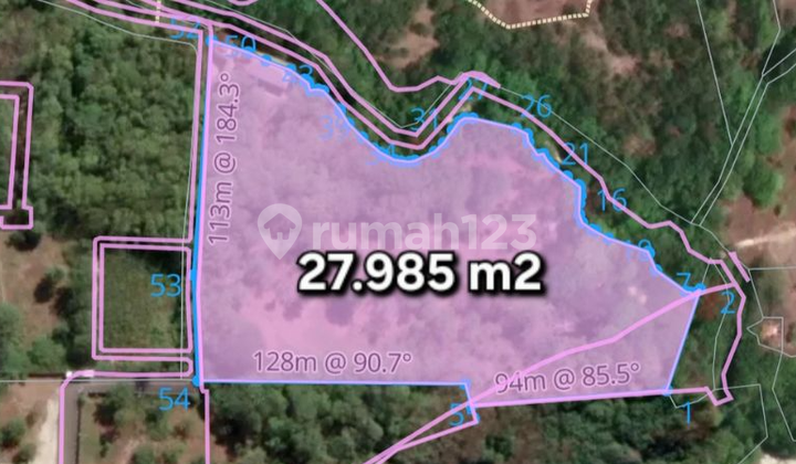 High Cliff Front Land in Ungasan Badung, Bali