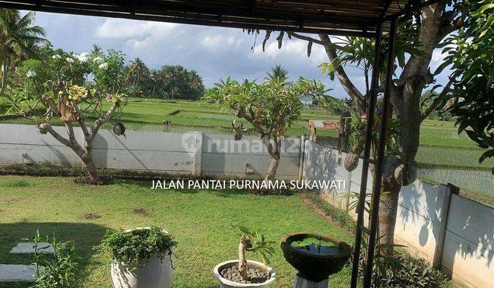 Strategic Land with Rice Field View, Purnama Beach Housing Zone, Gianyar, Bali 1