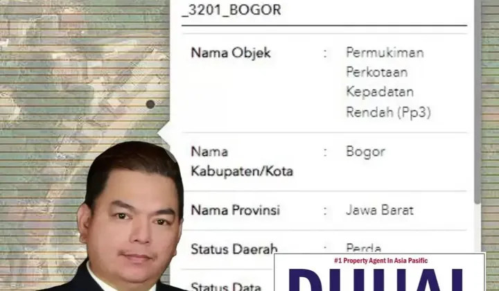 For Sale Tanah SHM Lt 6500m² di Jalan Raya Cijayanti Babakan Madang Bogor