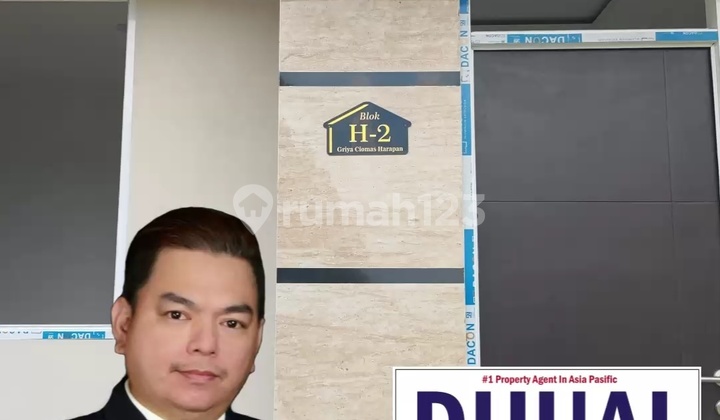 For Sale Rumah Baru Cantik Hoek LT 175m² LB 36m² di Ciomas H2 Bogor , Dekat Jalan Raya