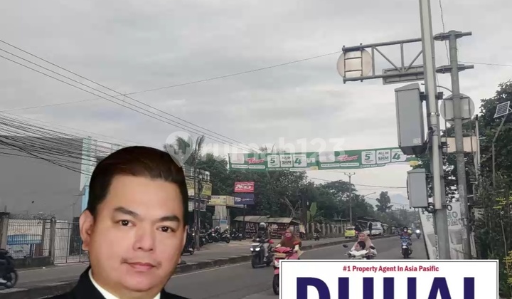 For Sale Tanah Murah SHM LT 14.815M² di Parung Bogor , Lokasi Strategis Pinggir Jalan Utama