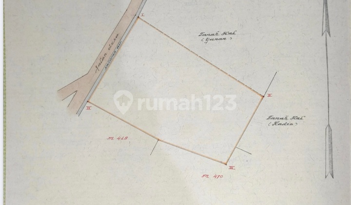 Strategic Land on Diponegoro Street, Kebomas, Gresik