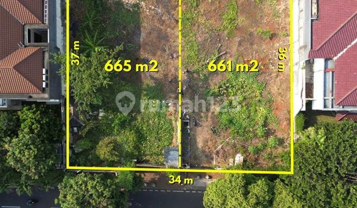 Tanah, SHM, di Pondok Indah Luas 1326Sqm, Lokasi Strategis