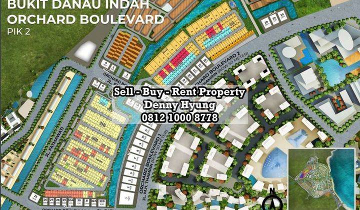 Disewakan Pik 2 Soho Orchard Boulevard 8x18, 3 Lantai, Badan  3