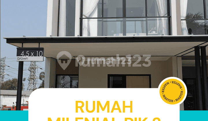 Rumah Milenial Pik2 4,5x10 Type Brown Murah 1