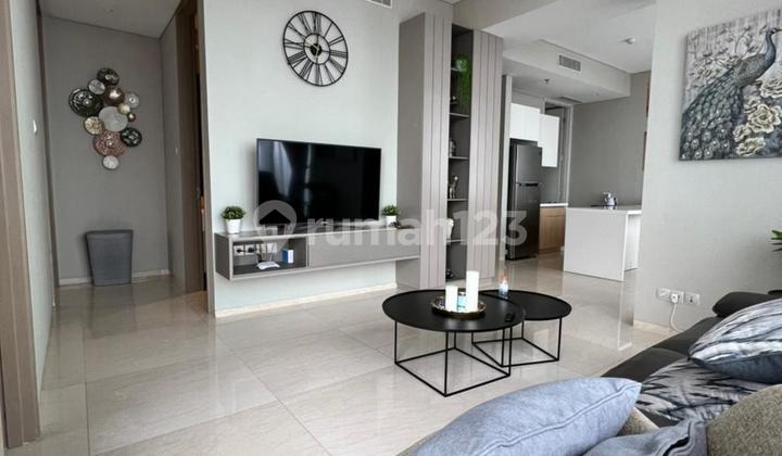 Disewa Apt Premium Saumata Alam Sutera Luas 127m. Type 2+1br. Full Furnished High Zone Siap Huni 