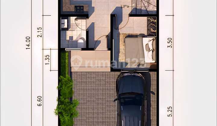 Dijual Cepat Rumah Baru 2LT Minimalis Modern Manyar Jaya 2