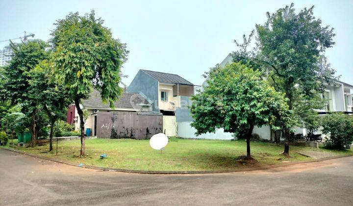 Kavling Hoek di Pavilion BSD 285 m² Hadap Selatan Timur Lok. Strategis 1